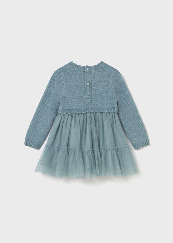 baby dress with a tulle bottom