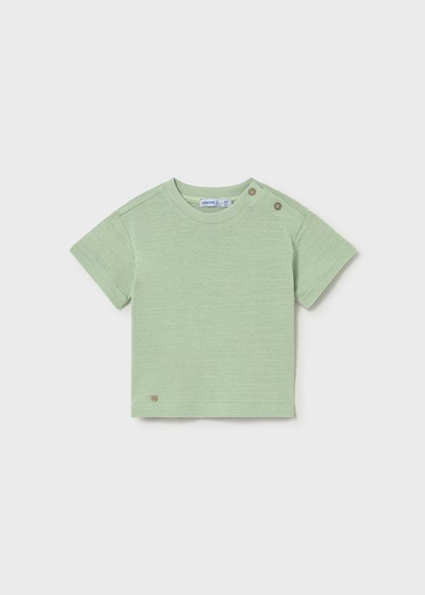 Mayoral Usa Inc Ribbed Short Sleeve T-shirt in Matcha - Little Miss Muffin Children & Home