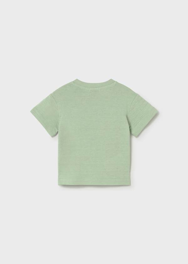 Mayoral Usa Inc Ribbed Short Sleeve T-shirt in Matcha - Little Miss Muffin Children & Home
