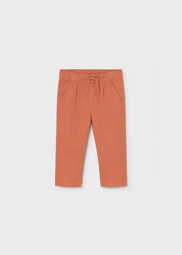 Linen Drawstring Pants in Clay
