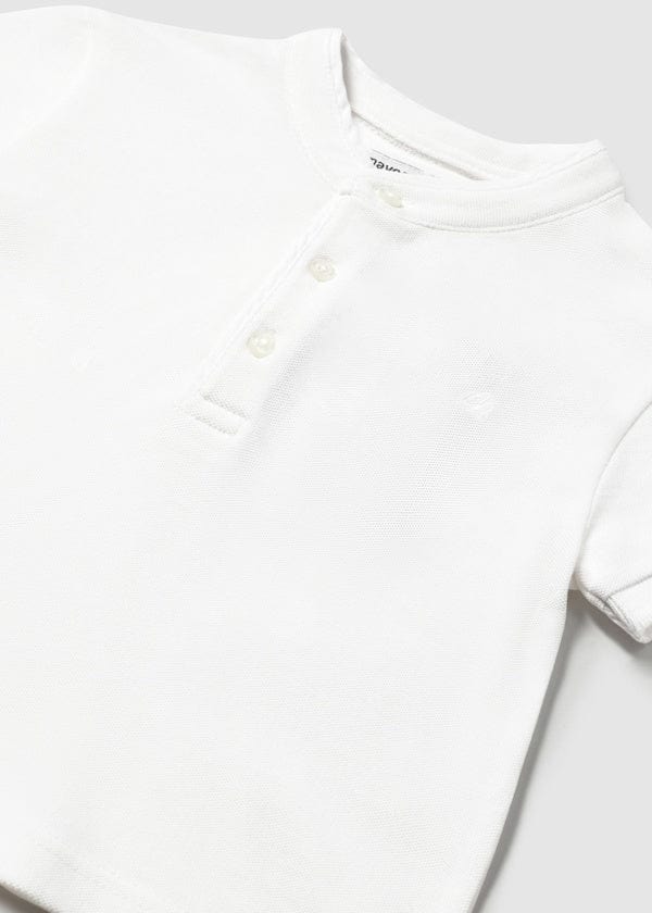 Mayoral Usa Inc Mayoral Short Sleeve Mandarin Collar Polo - Little Miss Muffin Children & Home