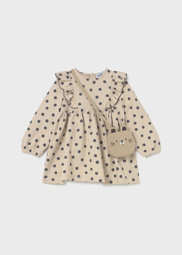Mayoral Usa Inc Printed Polka Dot Dress with Purse - Little Miss Muffin Children & Home