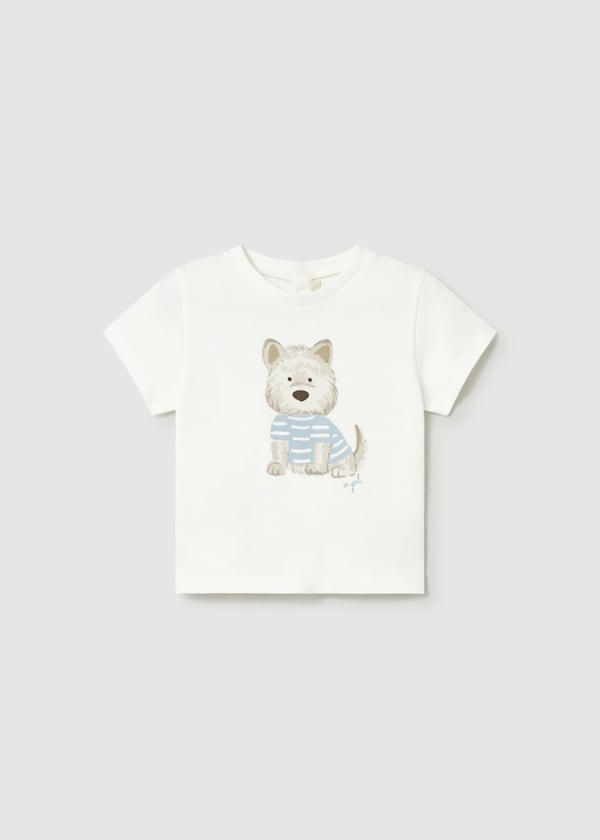 Mayoral Usa Inc Short Sleeve Puppy T-Shirt - Little Miss Muffin Children & Home