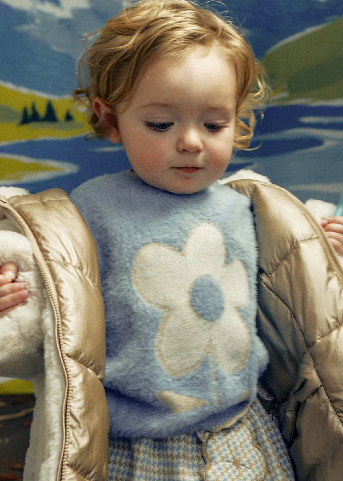 Mayoral Usa Inc Reversible Faux Fur Puffer Jacket - Little Miss Muffin Children & Home