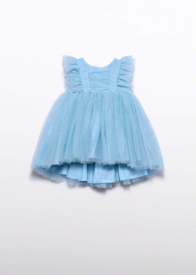 Abel & Lula Ruffled Tulle Dress - Little Miss Muffin Children & Home