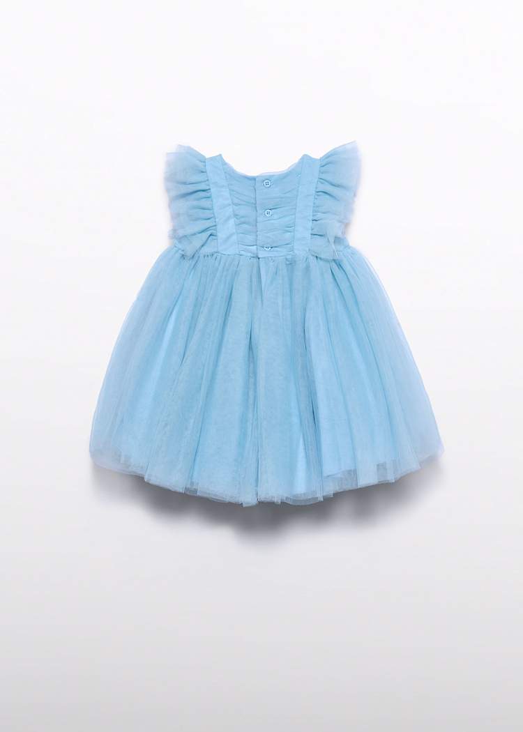 Abel & Lula Ruffled Tulle Dress - Little Miss Muffin Children & Home