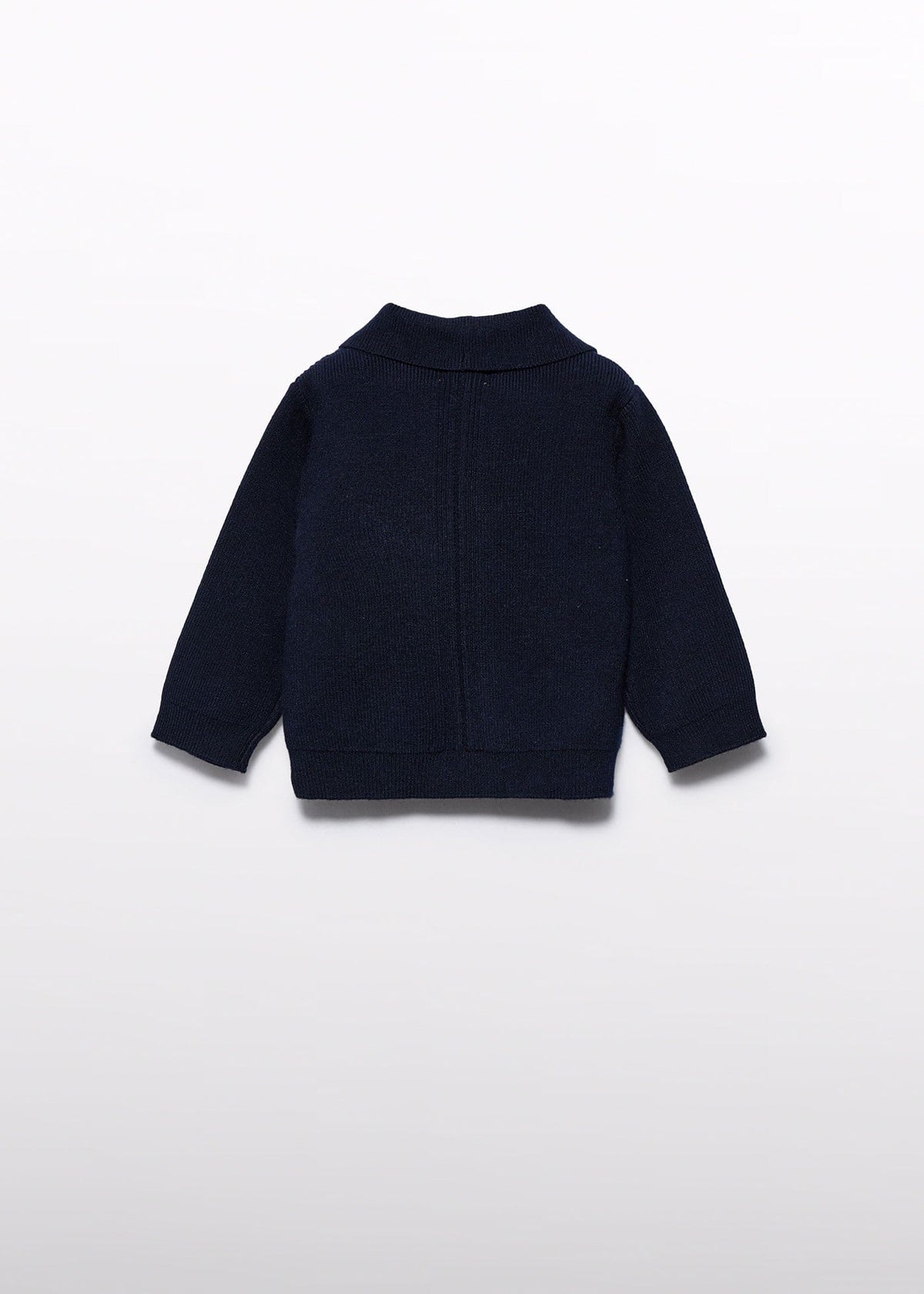 Abel & Lula Abel & Lula Baby Cardigan with Collar in Navy - Little Miss Muffin Children & Home