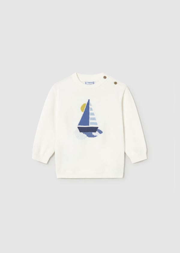 Mayoral Usa Inc Sailboat Sweater - Little Miss Muffin Children & Home