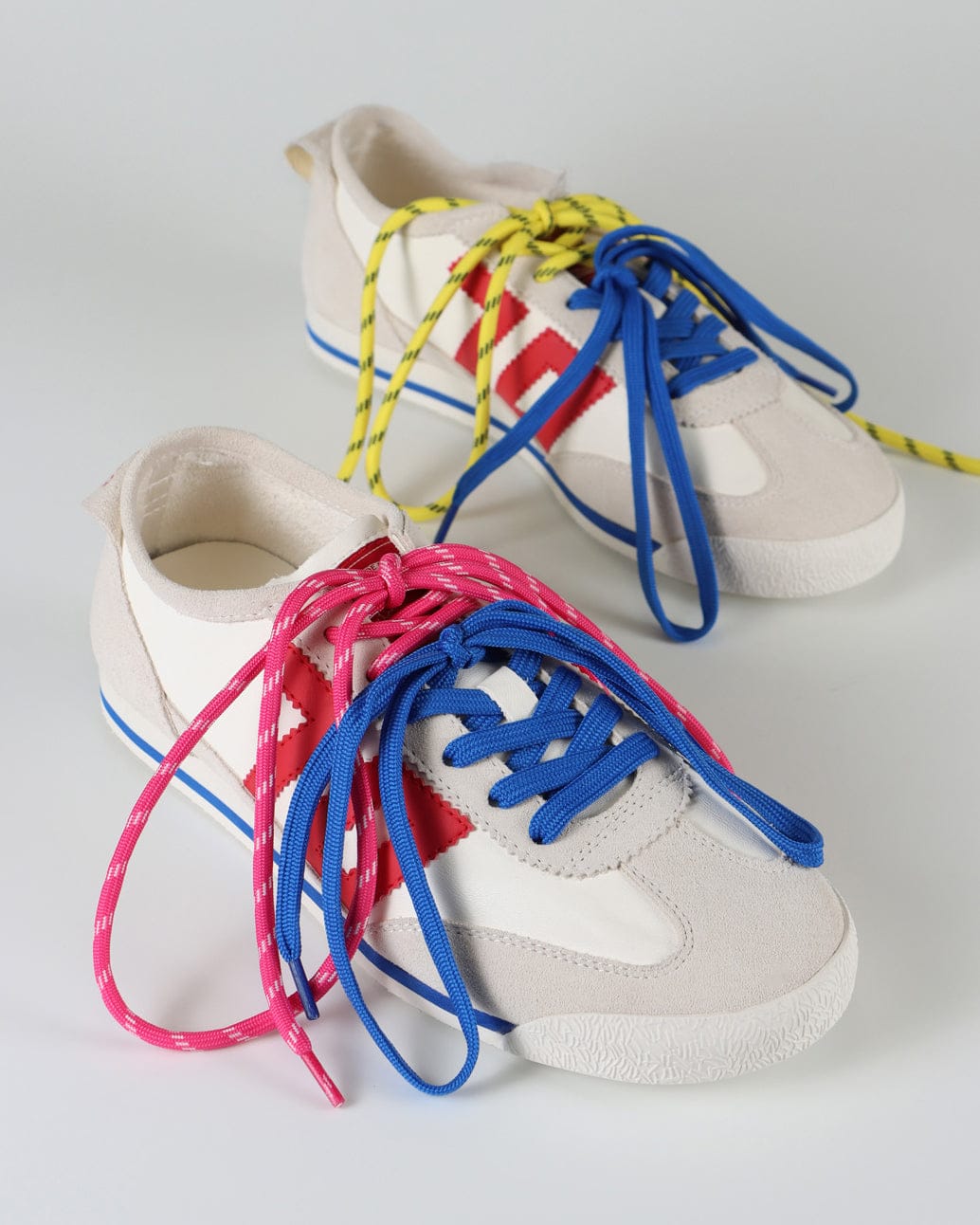 Back 70 Streetwear Leon Sneakers in White/Red - Little Miss Muffin Children & Home
