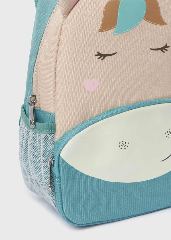 Mayoral Usa Inc Mayoral Baby Unicorn Backpack in Aqua - Little Miss Muffin Children & Home