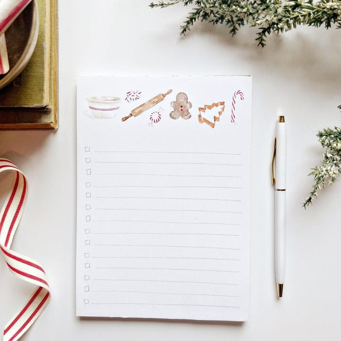 Emily Lex Studio Emily Lex Studio Christmas Checklist Notepad - Christmas Sweets - Little Miss Muffin Children & Home