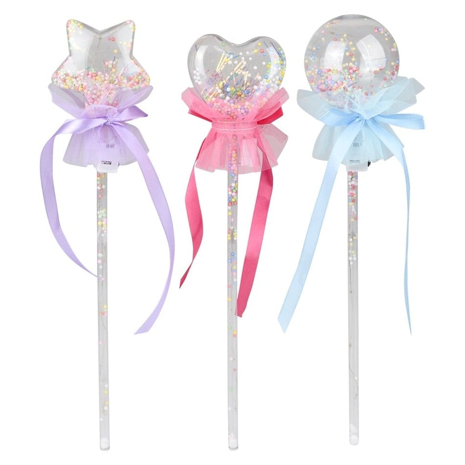 La Luna Bella Toys 16" Light-Up Beaded Wand Light-Up Toy, 3 Available Colors - Little Miss Muffin Children & Home