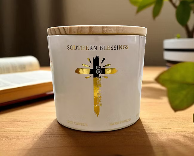 Southern Lights Southern Blessings 10oz Candle - Little Miss Muffin Children & Home