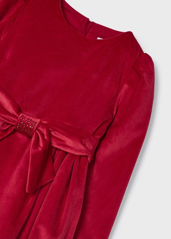 Mayoral Usa Inc Mayoral Belted Velvet Dress - Little Miss Muffin Children & Home