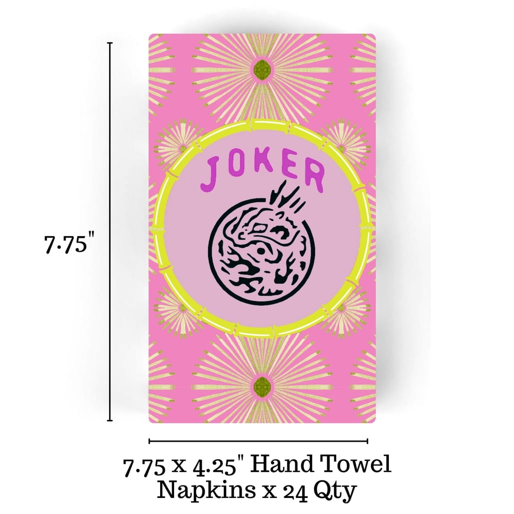 Fabuplates Mahjong Psych Joker 24ct 3-ply Guest Napkins - Little Miss Muffin Children & Home