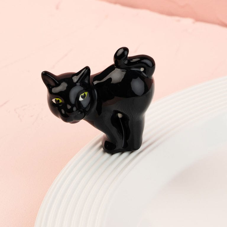 Nora Fleming Scaredy Cat (Black Cat) Topper - Little Miss Muffin Children & Home