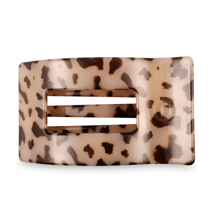 Teleties Rectangle Flat Hair Clip, Blonde Tortoise - Little Miss Muffin Children & Home
