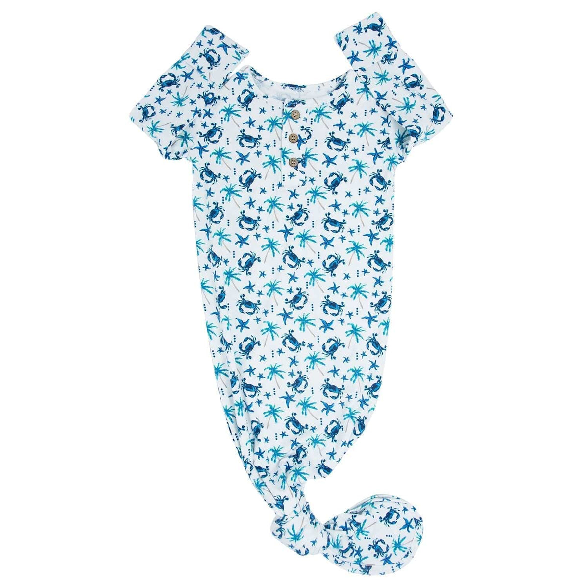 Sweet Bamboo Sweet Bamboo Knotted Gown Beach Days - Little Miss Muffin Children & Home