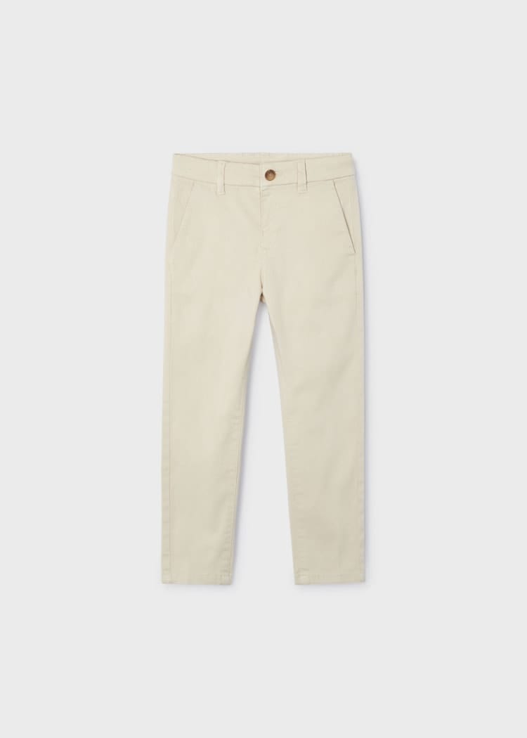 Mayoral Usa Inc Mayoral Chino Pants in Dark Cream - Little Miss Muffin Children & Home