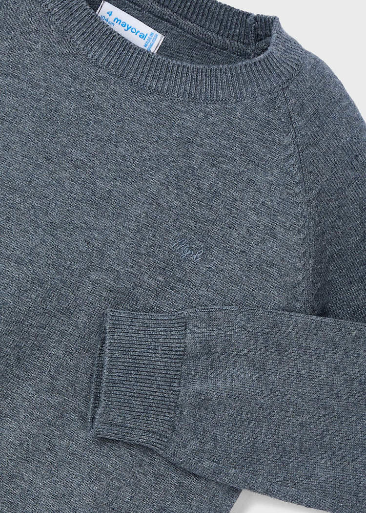 Mayoral Usa Inc Knit Sweater in Heather Steel - Little Miss Muffin Children & Home