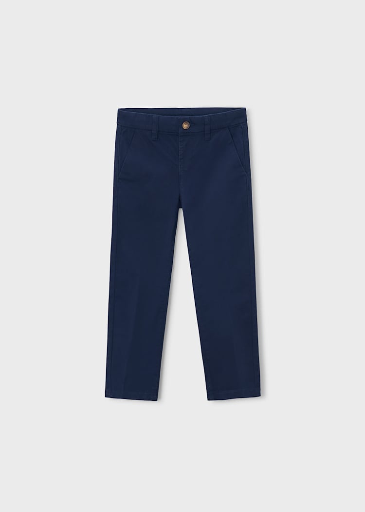 Mayoral Usa Inc Twill Trousers in Navy - Little Miss Muffin Children & Home