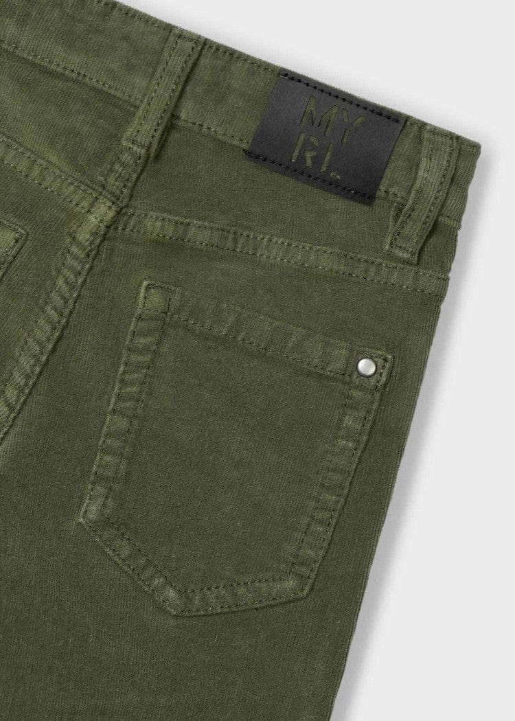 Mayoral Usa Inc Mayoral Slim Fit Corduroy Pants for Boys in Moss - Little Miss Muffin Children & Home
