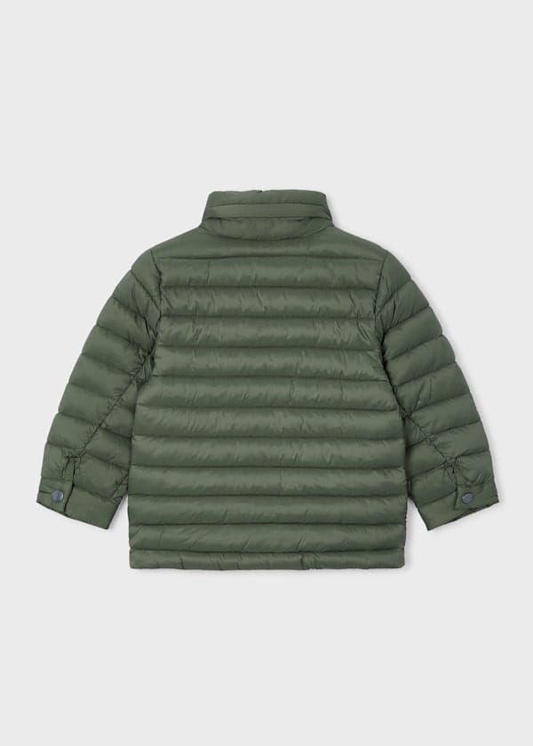 olive green boys puffer jacket