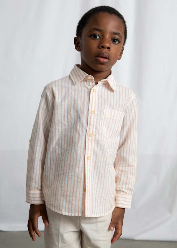 Mayoral Usa Inc Long Sleeve Linen Button Up Shirt - Little Miss Muffin Children & Home