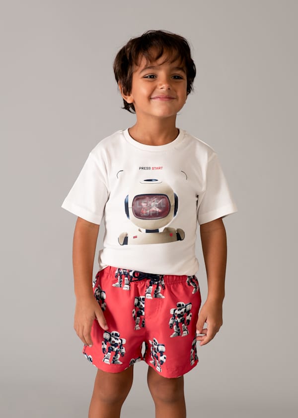 Printed Swim Shorts