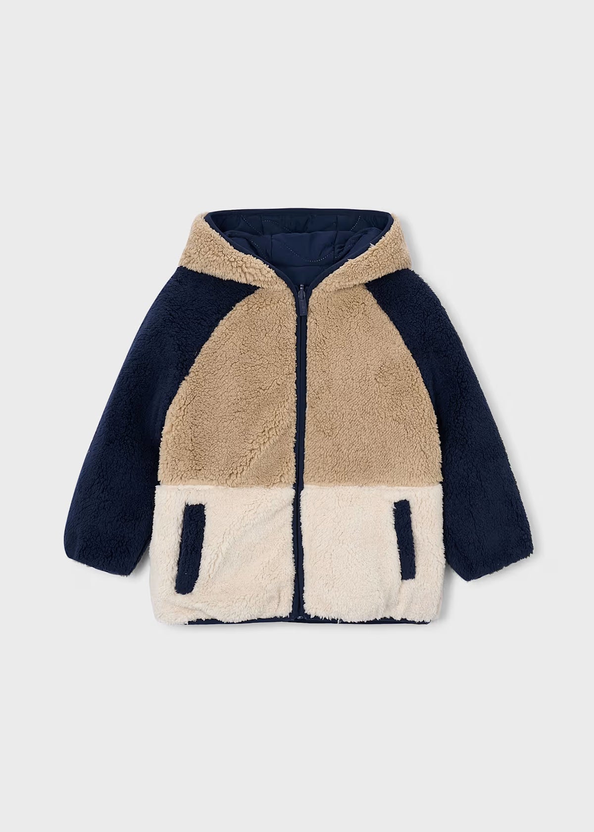 Mayoral Usa Inc Reversible Sherpa Puffer Jacket - Little Miss Muffin Children & Home