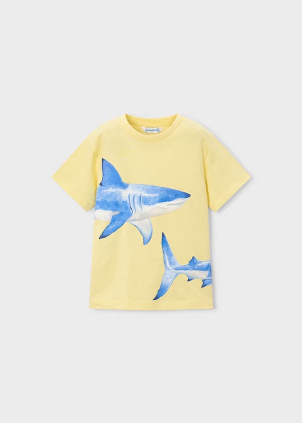 Shark T-Shirt in Lemon