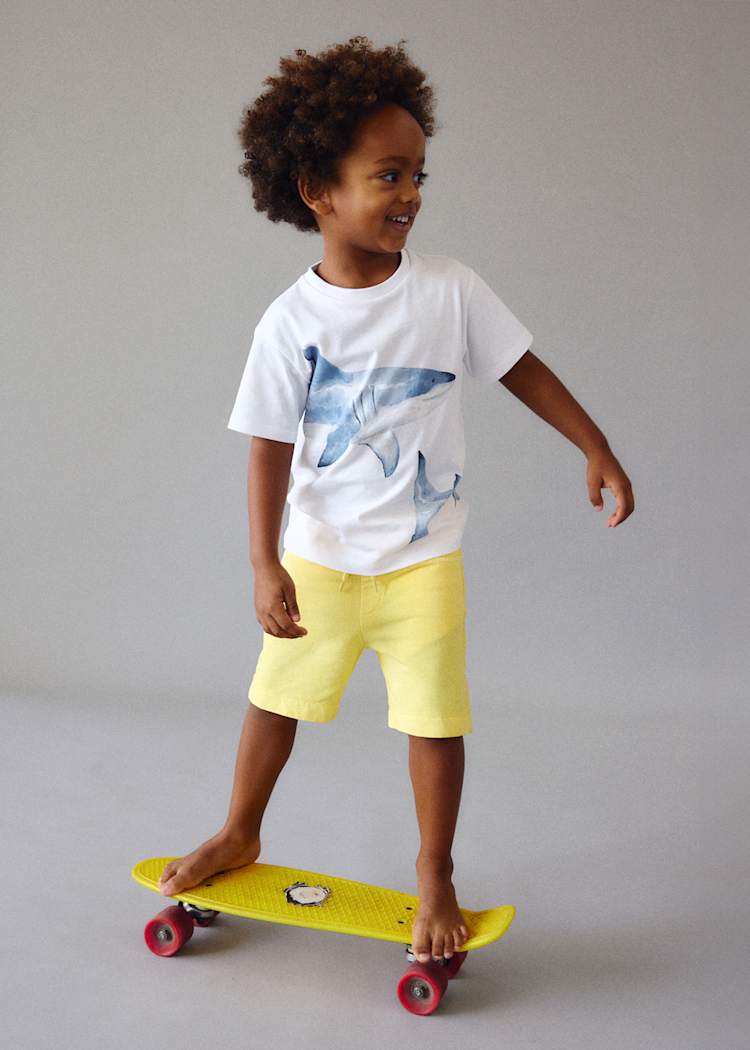 Shark T-Shirt in White