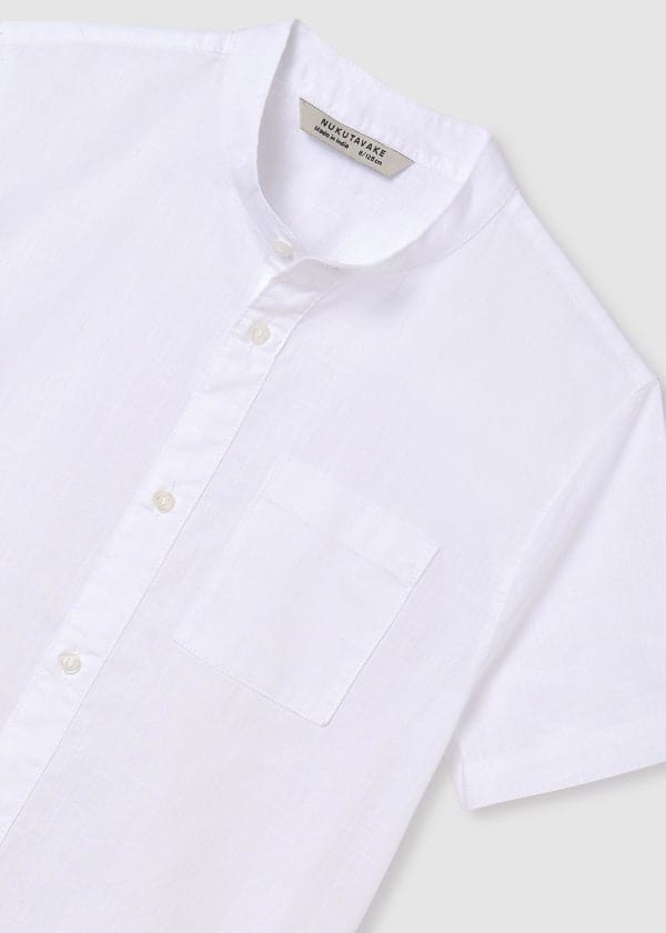 Mayoral Usa Inc Mayoral Short Sleeve Button Down Shirt for Tween Boy - Little Miss Muffin Children & Home