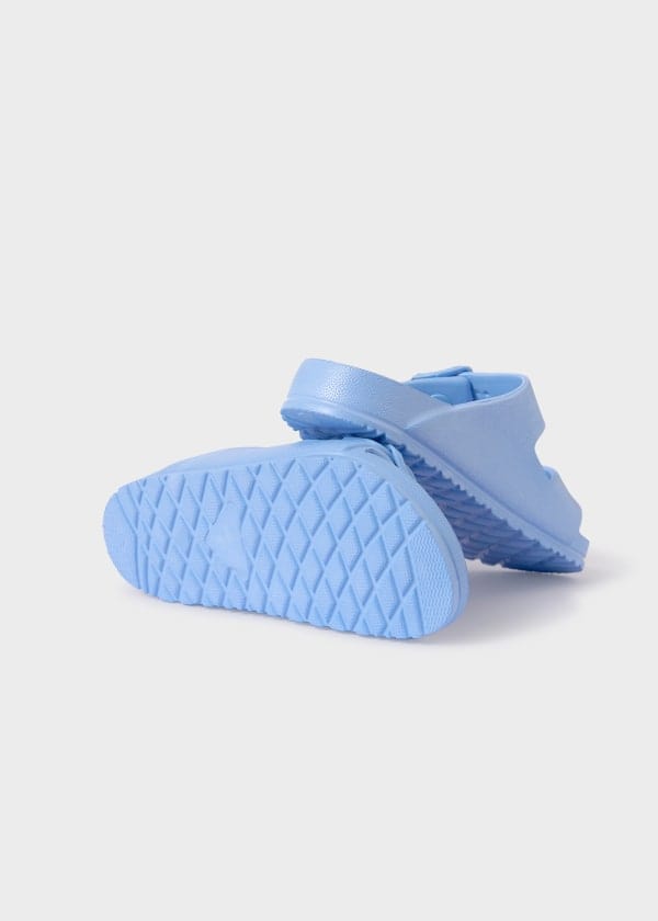 Mayoral Usa Inc Mayoral Double Strap Slide Sandals in Sky Blue - Little Miss Muffin Children & Home
