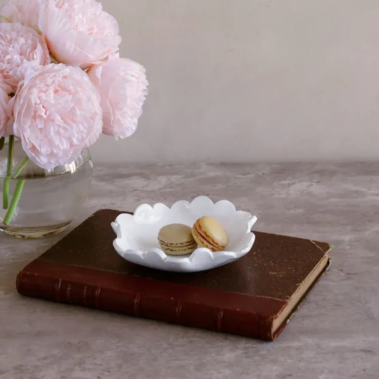 Vida Colette White Appetizer Plates Set of 4