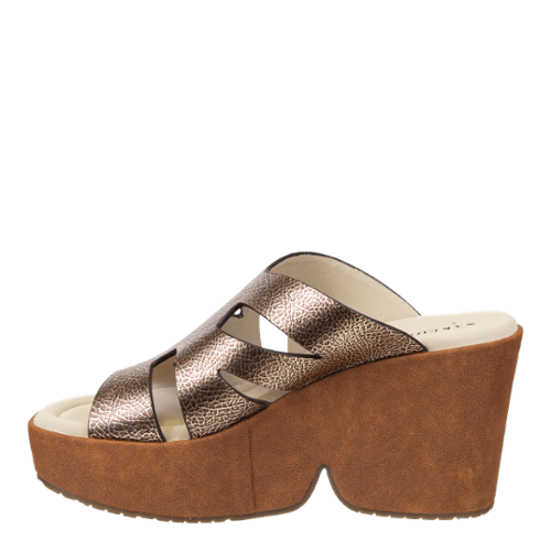 Naked Feet Naked Feet Brio Metallic Platform Wedge - Little Miss Muffin Children & Home