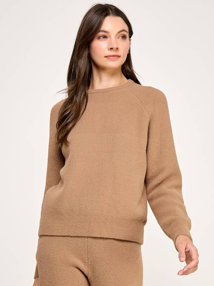 brown sweater top