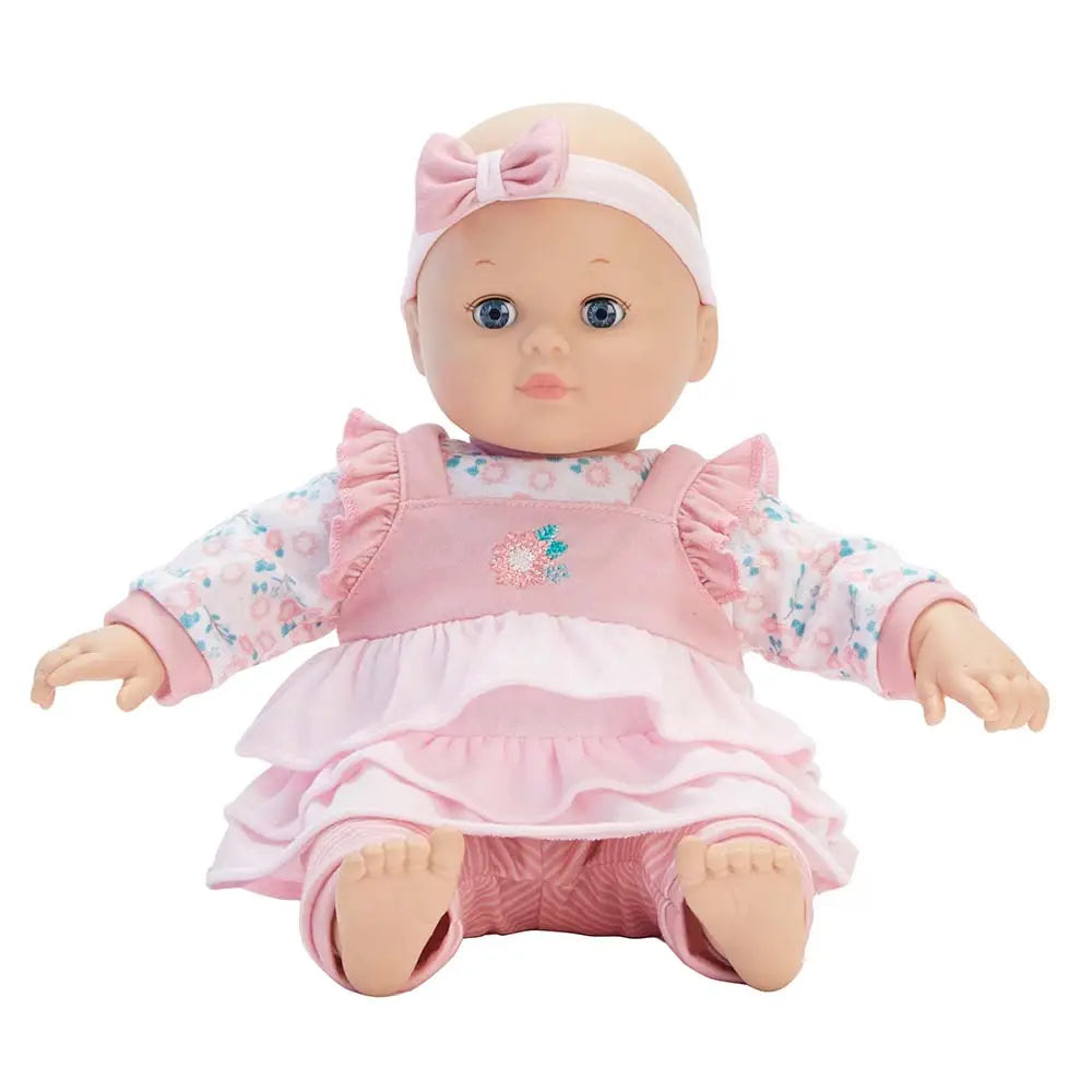Madame Alexander 14" Baby Cuddles Pink Floral Light Skin Tone - Little Miss Muffin Children & Home