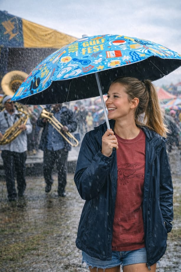 Whereable Art Just Festin Umbrella with UV Protection - Little Miss Muffin Children & Home