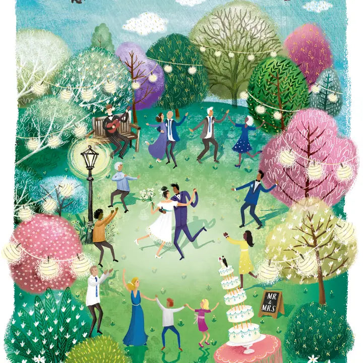 Wedding Celebration Greeting Card Ling
