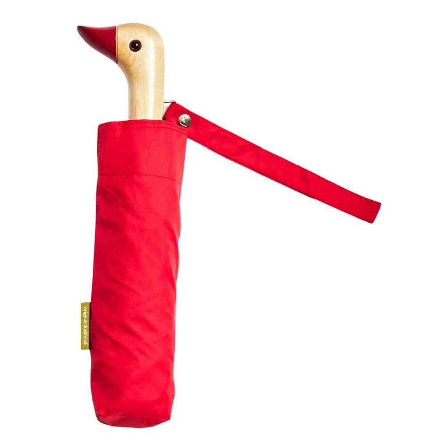 Original Duckhead Red Compact Eco-Friendly Umbrella - Little Miss Muffin Children & Home
