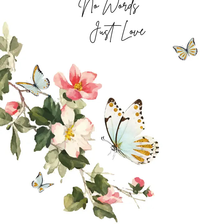Thinking of You No Words Greeting Card Artige