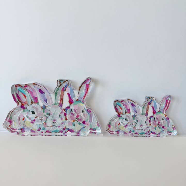 Chelsea McShane Art Chelsea McShane Art “Hip Hap Hop” Acrylic Mini Shelfie - Little Miss Muffin Children & Home