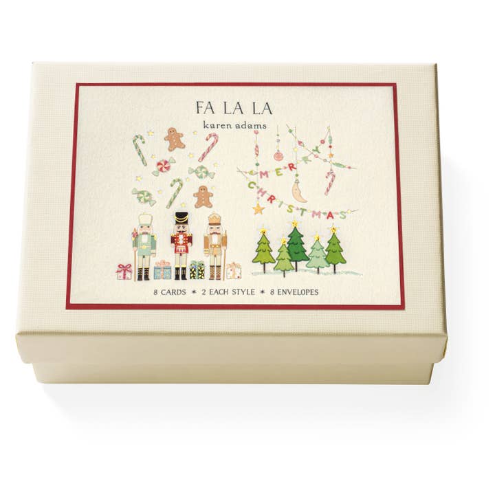 chirstmas note card box