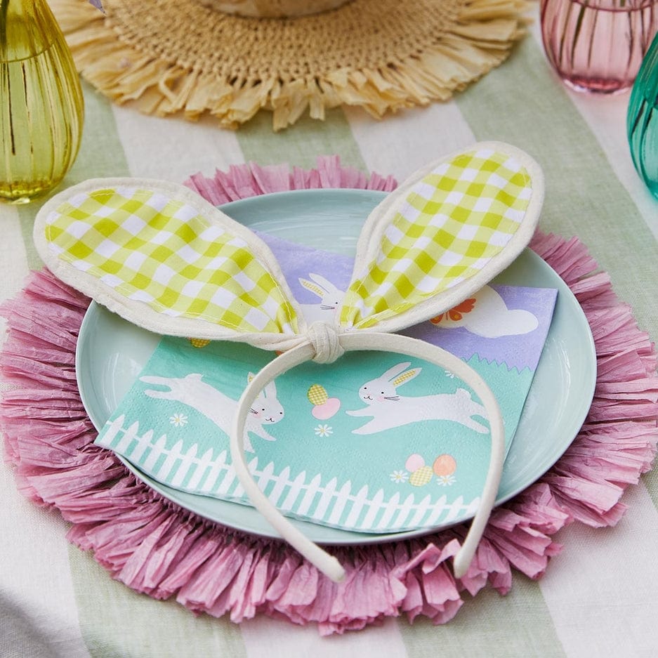 Talking Tables Talking Tables Yellow Fabric Dress Up Easter Bunny Ears - Little Miss Muffin Children & Home
