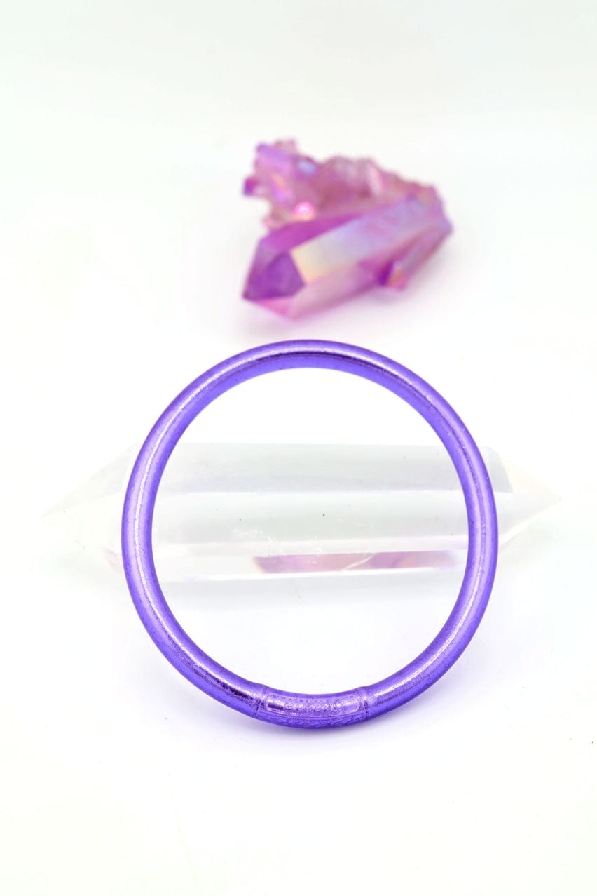 Woman Shops World Single Rainbow Thai Buddhist Temple Bracelet, Mantra Bangle, Aura Indigo - Little Miss Muffin Children & Home