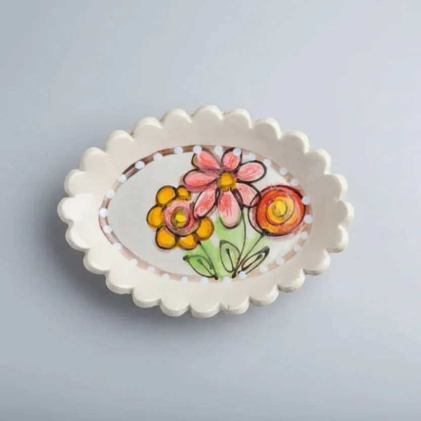 Heartfelt Traditions Soap Dish with Flowers - Little Miss Muffin Children & Home
