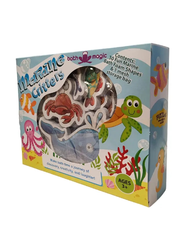 Firefox Toys Fizzles Marine Animal Sticky Bath Critters, 30 Piece Set - Little Miss Muffin Children & Home