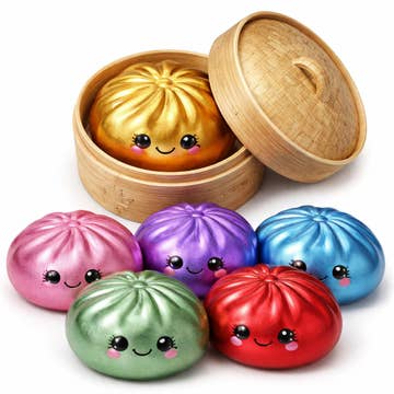 Handee Products Mystery 4" Squishy Dumpling - Little Miss Muffin Children & Home