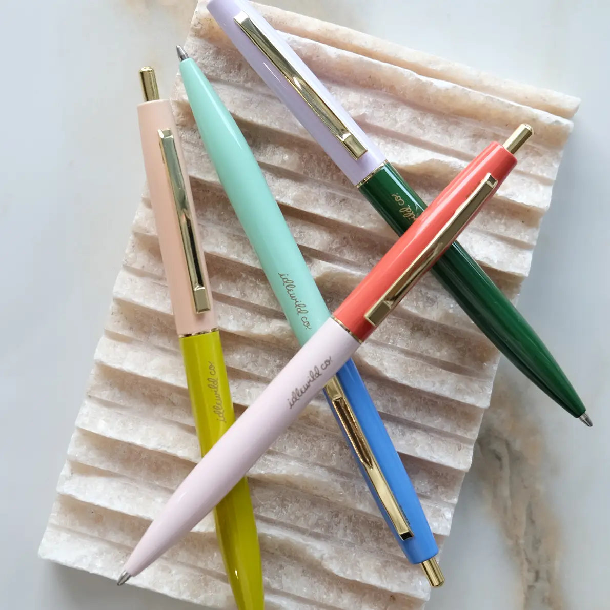 Idlewild Rainbow Retro Pen Set of Four - Little Miss Muffin Children & Home